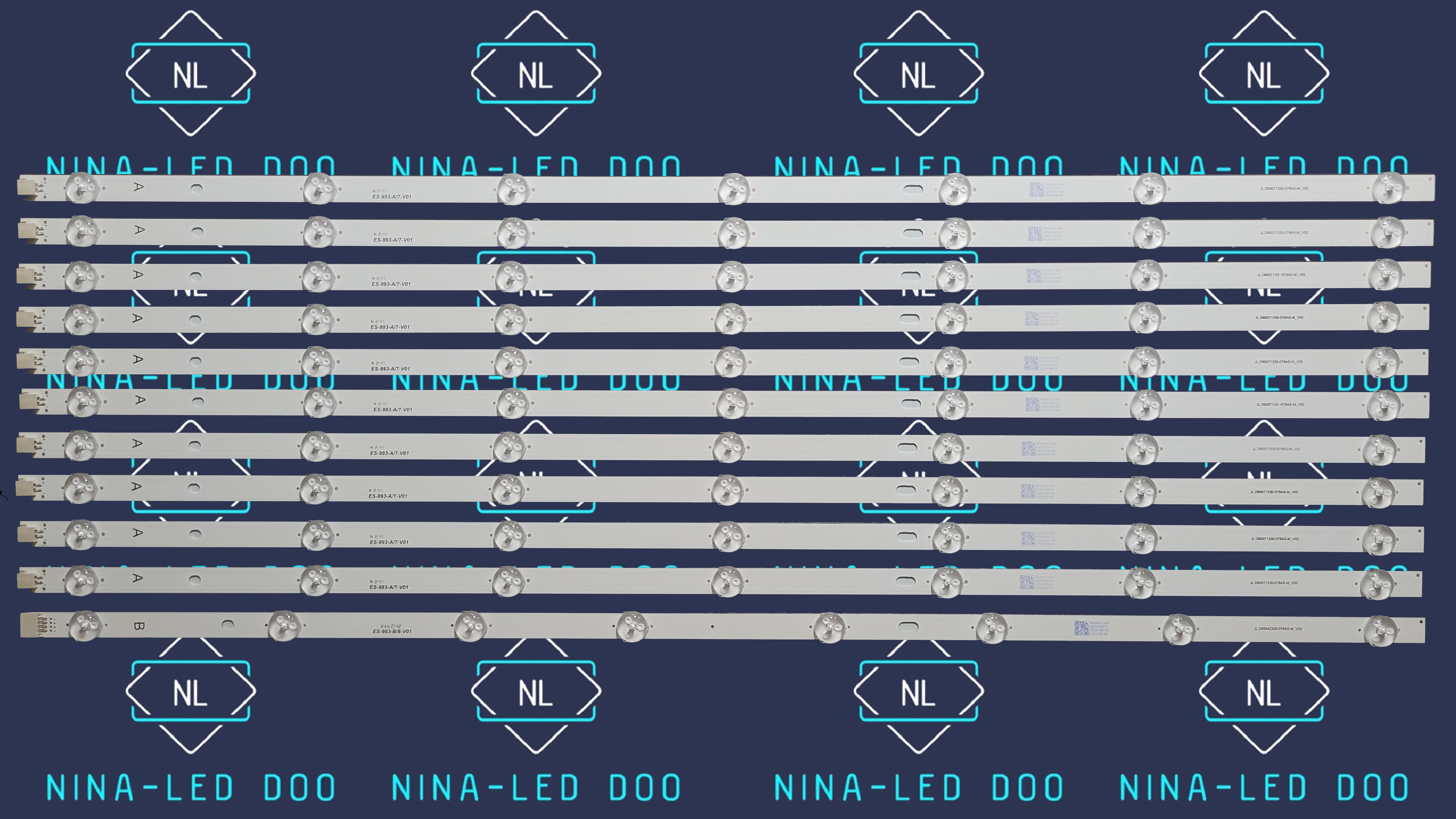 ES-993, VOX 65DSW400U LED TRAKE