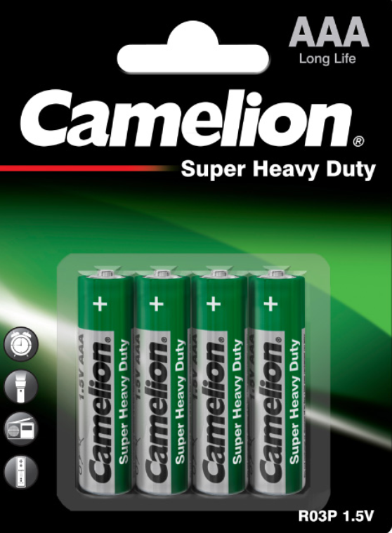 Camelion cink-karbon baterije AAA 1,5V
