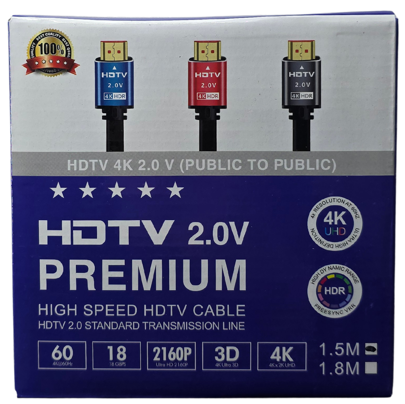 HDMI 4K 1,5m  HDMI 4K 1,5m