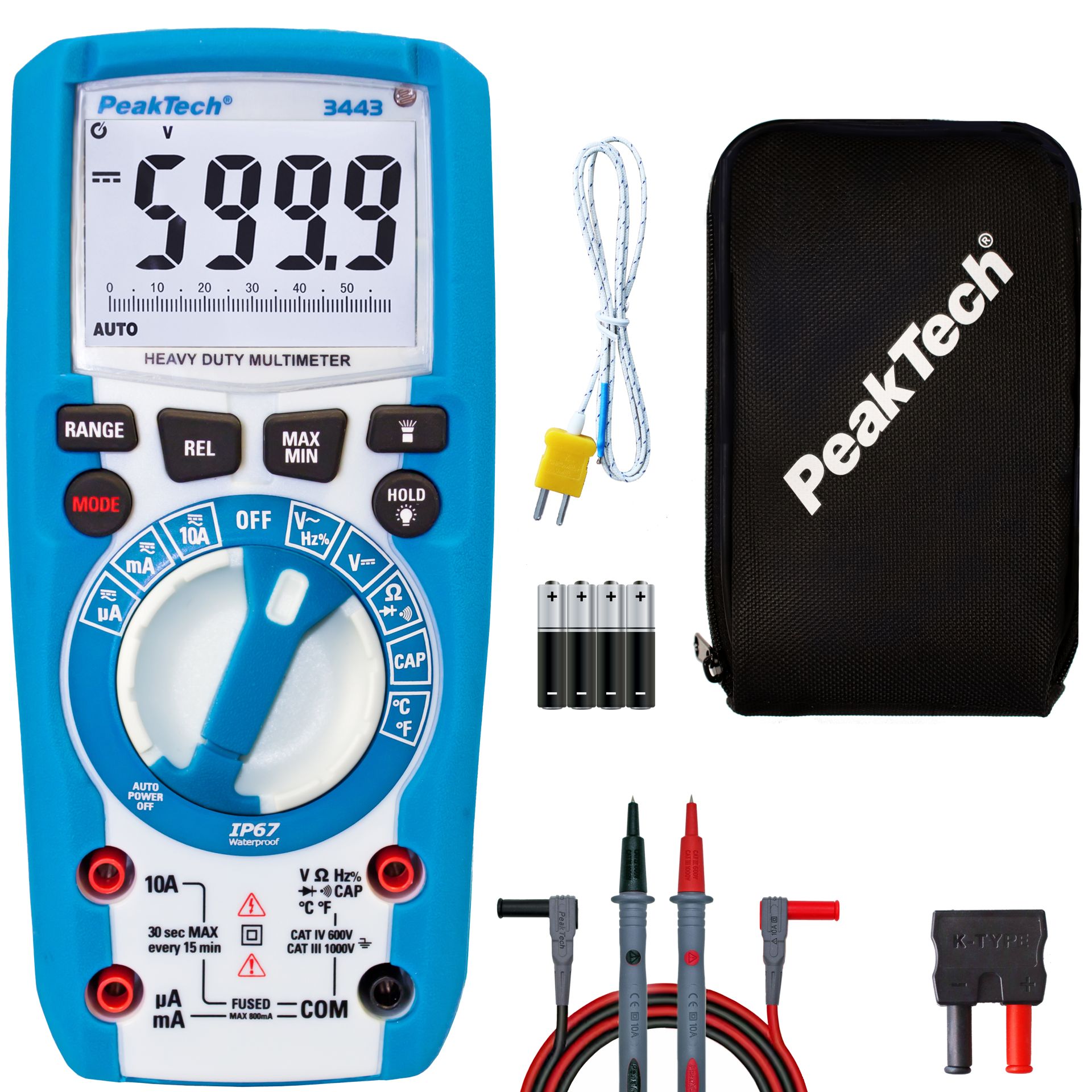 PeakTech® P 3443 DIGITALNI MERNI INSTRUMENT