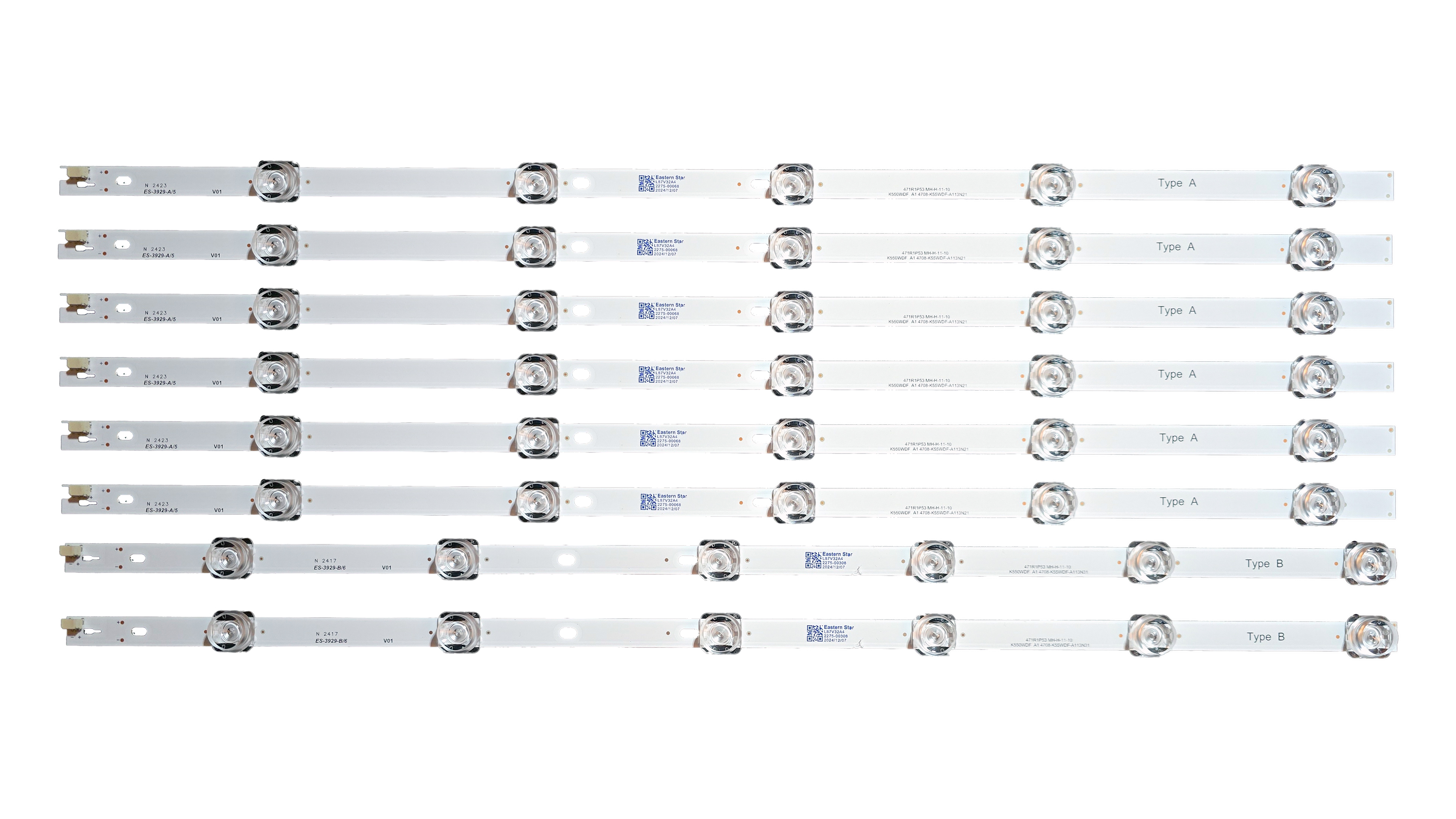 ES-3929, TESLA Q55K925SUS LED TRAKE