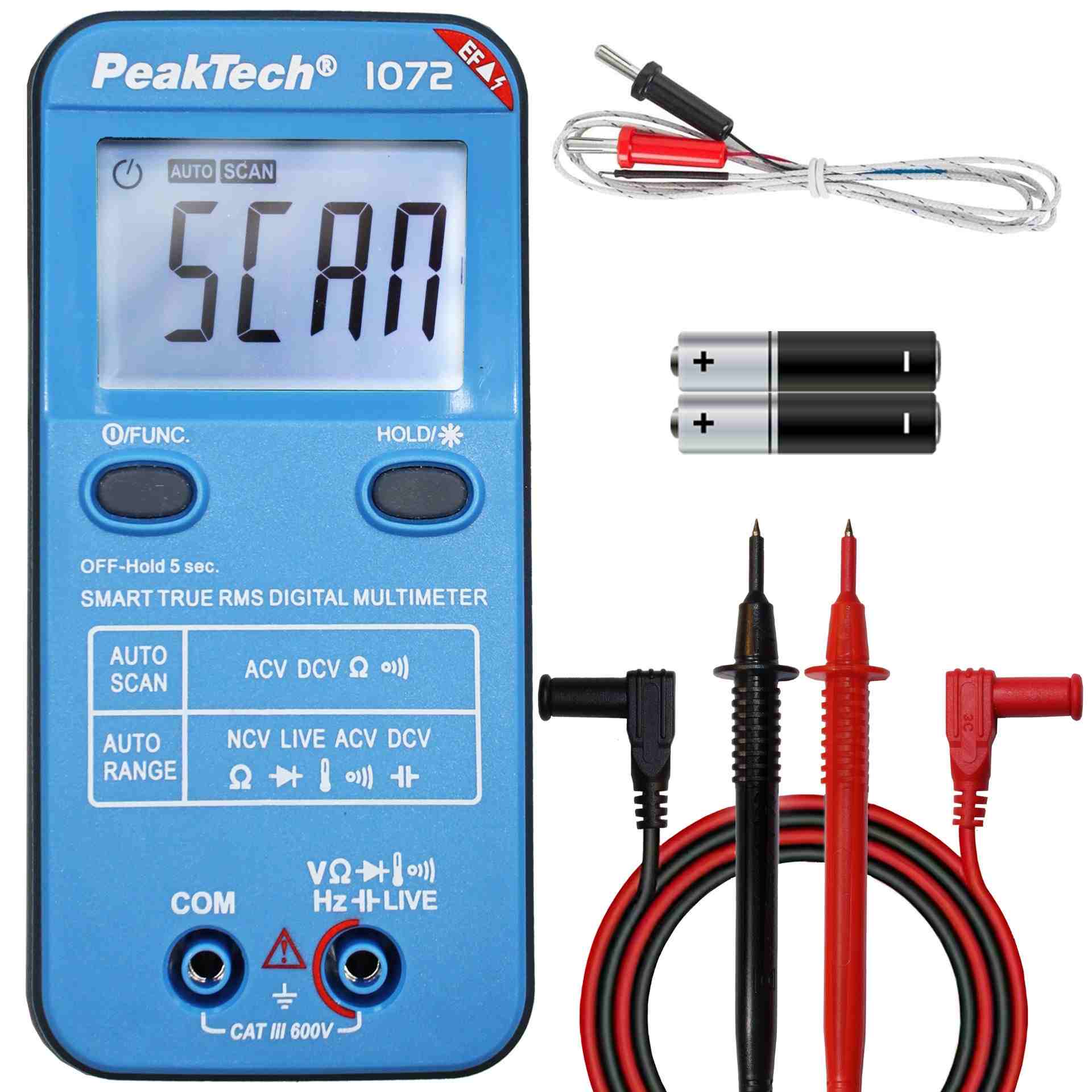 PeakTech® P 1072 DIGITALNI MERNI INSTRUMENT 