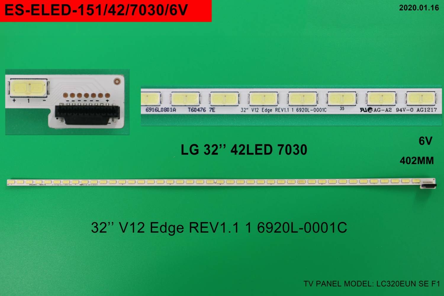 ES-ELED-151 LG 32LS3500 ver2 LED TRAKE