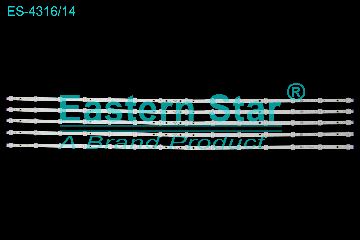 ES-4316 VOLT 50VU20BS, FOX 50WOS600A LED TRAKE